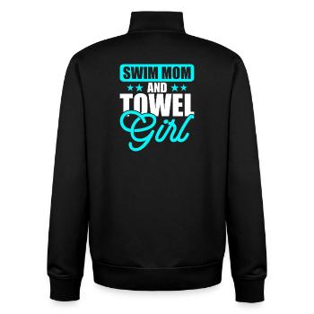Natation Sports nautiques Float Gifts - Sweat zippé unisexe en coton bio Stanley/Stella - noir - Dos - AI Model Male 185 light (185cm)