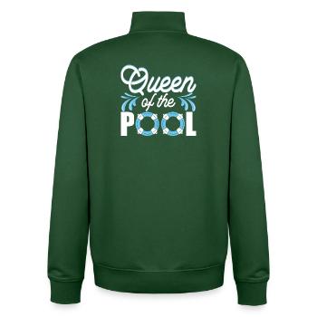 Natation Sports nautiques Float Gifts - Sweat zippé unisexe en coton bio Stanley/Stella - vert bouteille - Dos - AI Model Male 185 dark (185cm)