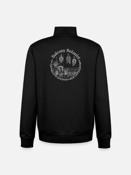 Balkon-Botaniker - Unisex Organic Zip Sweatshirt von Stanley/Stella - Schwarz