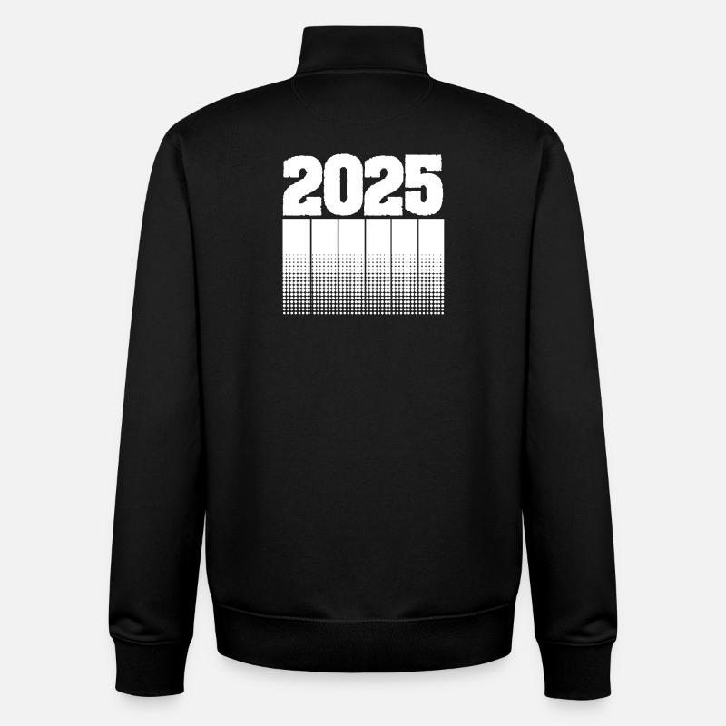 2025 2025 - Sweat zippé unisexe en coton bio Stanley/Stella - noir