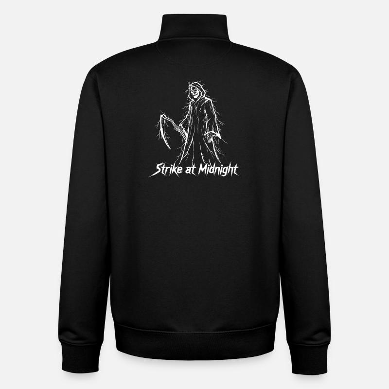 Strike at Midnight - Unisex Organic Zip Sweatshirt von Stanley/Stella - Schwarz