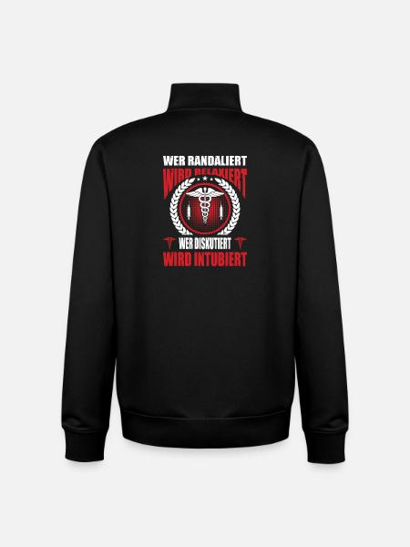 Pflegerin Geschenke Pflege Lustig Krankenpflegerin - Unisex Organic Zip Sweatshirt von Stanley/Stella - Schwarz