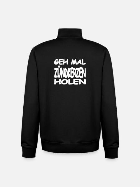 Zündkerzen - Unisex Organic Zip Sweatshirt von Stanley/Stella - Schwarz