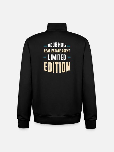 Édition Limitée pour Agent Immobilier - Sweat zippé unisexe en coton bio Stanley/Stella - noir