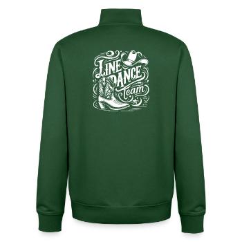 LineDance Team Western Boots - Unisex Organic Zip Sweatshirt von Stanley/Stella - Flaschengrün - Hinten - AI Model Male 185 dark (185cm)