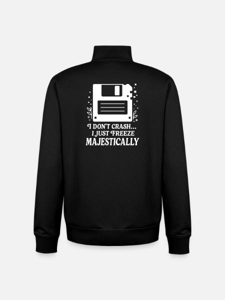 Majestic Freeze - Unisex Organic Zip Sweatshirt by Stanley/Stella - black
