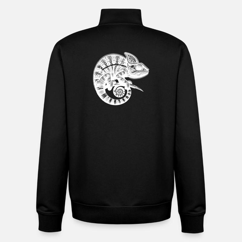 Tropenfreund mit Stil - Unisex Organic Zip Sweatshirt von Stanley/Stella - Schwarz