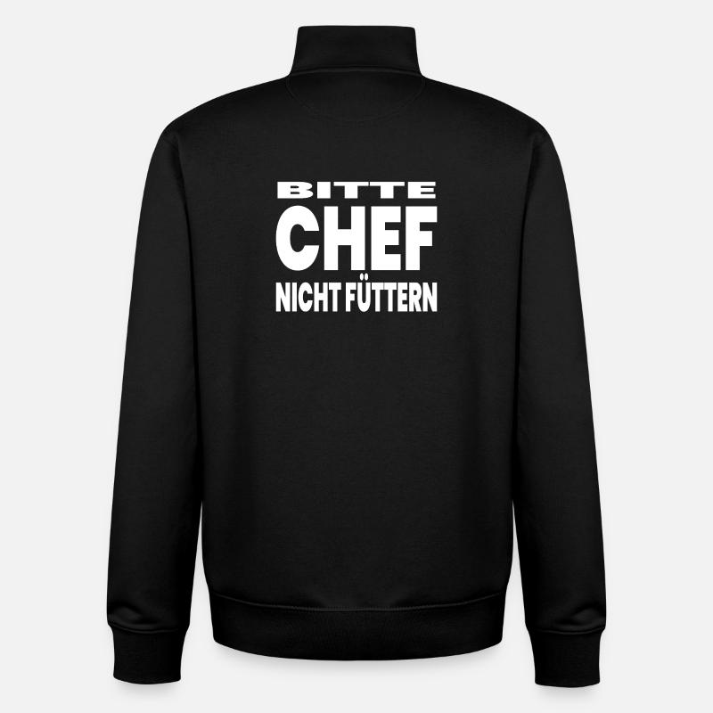 Chef - Unisex Organic Zip Sweatshirt von Stanley/Stella - Schwarz