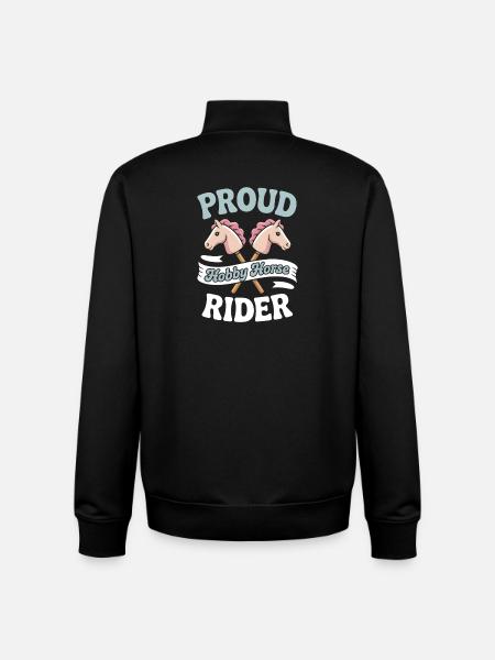Hobby Horsing - Unisex Organic Zip Sweatshirt von Stanley/Stella - Schwarz