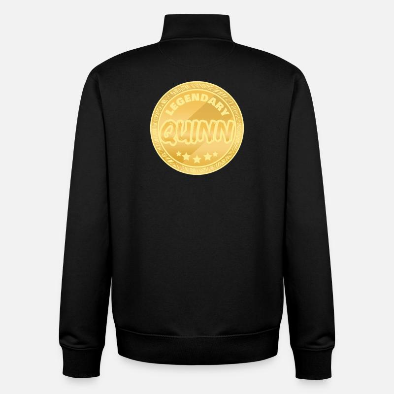 Quinn - Unisex Organic Zip Sweatshirt von Stanley/Stella - Schwarz
