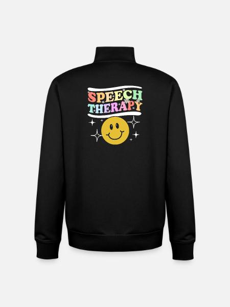 Logopädie Sprachtherapeut Logopäde - Unisex Organic Zip Sweatshirt von Stanley/Stella - Schwarz