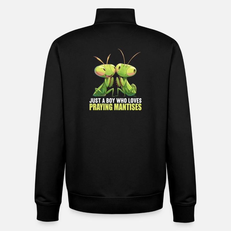 Gottesanbeterinnen Gottesanbeterin - Unisex Organic Zip Sweatshirt von Stanley/Stella - Schwarz