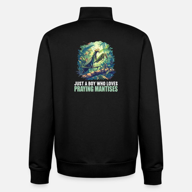 Gottesanbeterinnen Gottesanbeterin - Unisex Organic Zip Sweatshirt von Stanley/Stella - Schwarz