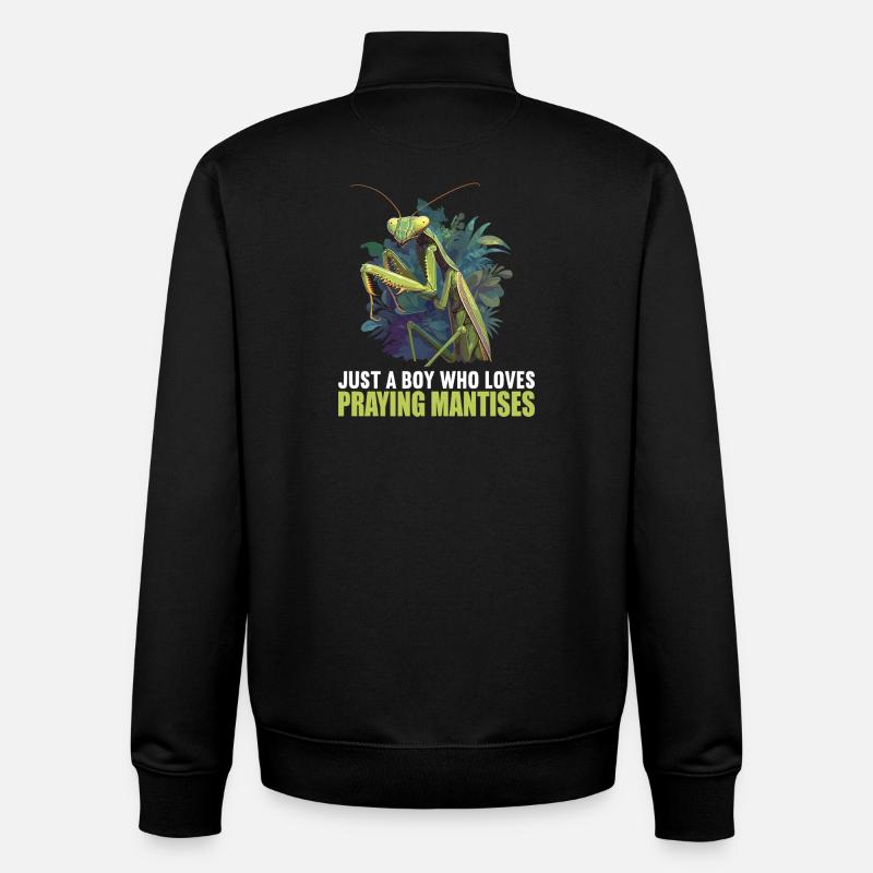 Gottesanbeterinnen Gottesanbeterin - Unisex Organic Zip Sweatshirt von Stanley/Stella - Schwarz