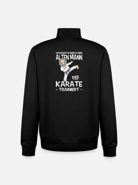 Karate Training Gifts Karate Training - Unisex Organic Zip Sweatshirt by Stanley/Stella - black