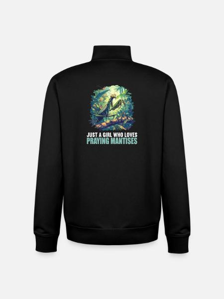 Gottesanbeterinnen Gottesanbeterin - Unisex Organic Zip Sweatshirt von Stanley/Stella - Schwarz