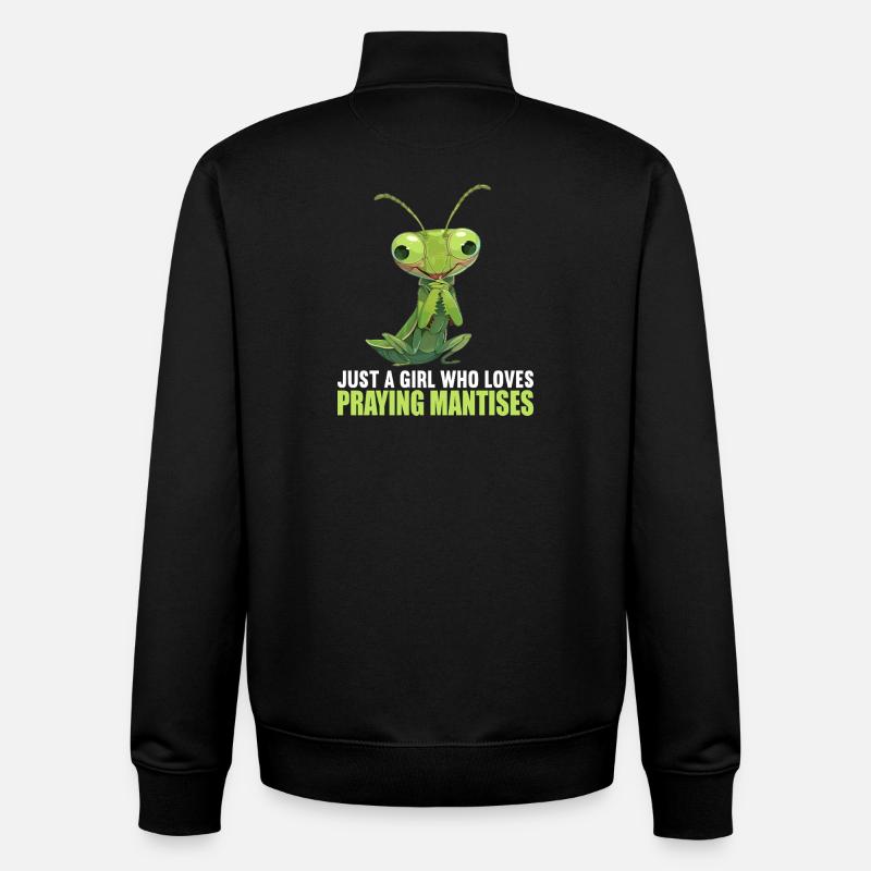 Gottesanbeterinnen Gottesanbeterin - Unisex Organic Zip Sweatshirt von Stanley/Stella - Schwarz