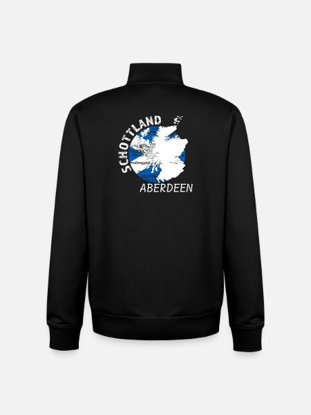 Aberdeen - Sweat zippé unisexe en coton bio Stanley/Stella - noir