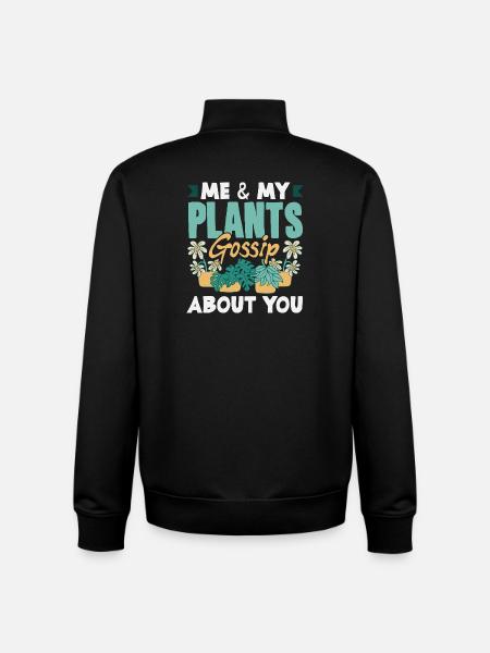 Garden & Plant Lovers Gifts - Unisex Organic Zip Sweatshirt by Stanley/Stella - black