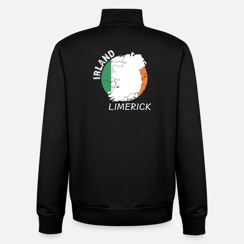Limerick - Unisex Organic Zip Sweatshirt von Stanley/Stella - Schwarz