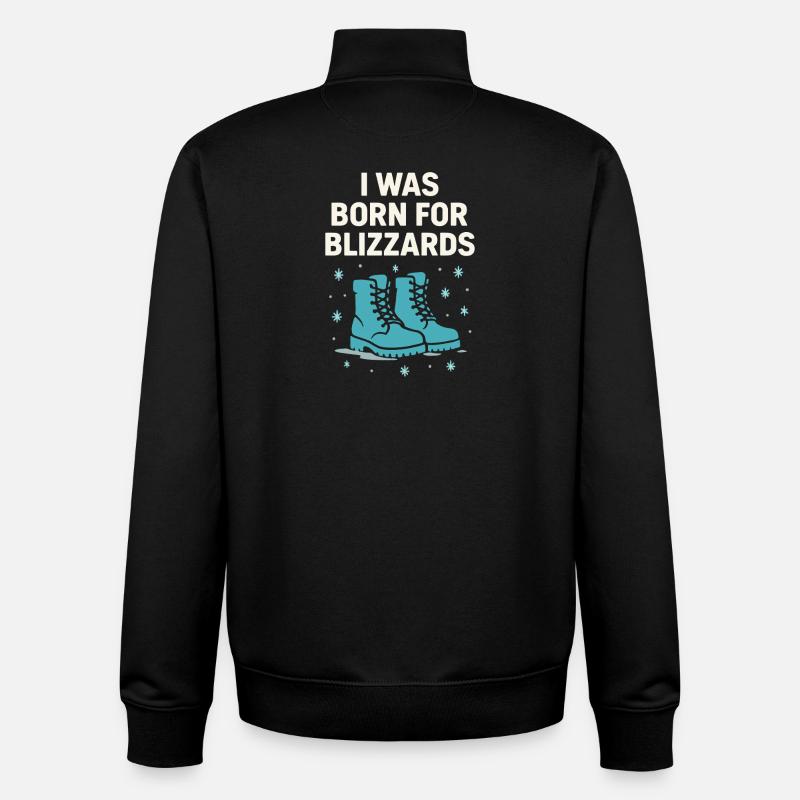 Kaltes Staatsleben Geschenk Eiskalte - Unisex Organic Zip Sweatshirt by Stanley/Stella - black