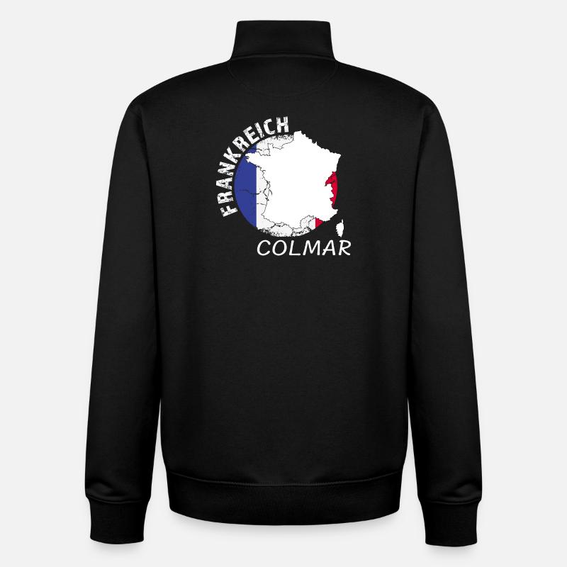 Colmar - Unisex Organic Zip Sweatshirt by Stanley/Stella - black