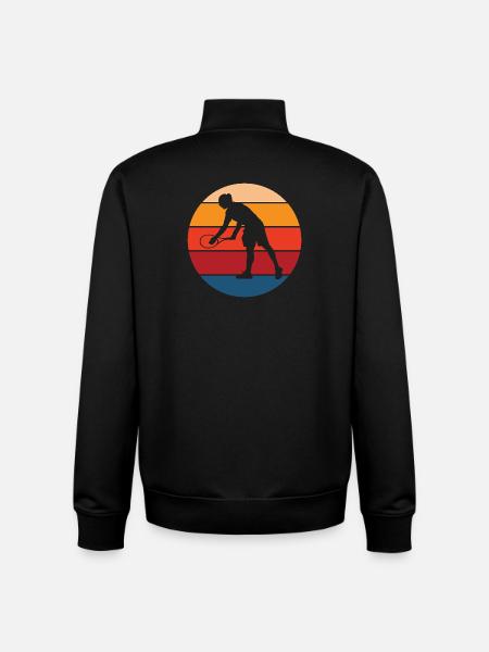 tennis - Sweat zippé unisexe en coton bio Stanley/Stella - noir