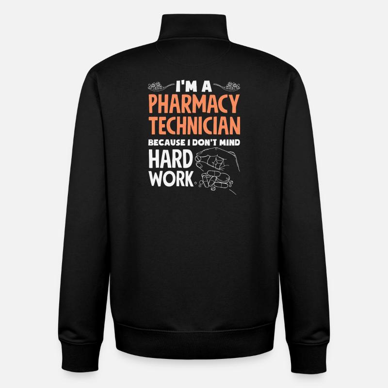 Pharmacist Pharmaceutical Technical - Unisex Organic Zip Sweatshirt by Stanley/Stella - black