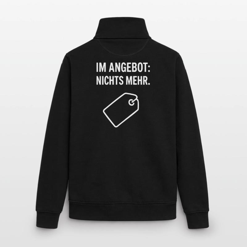 Conception de blagues : rien de plus à proposer Sweat zippé unisexe en coton bio Stanley/Stella