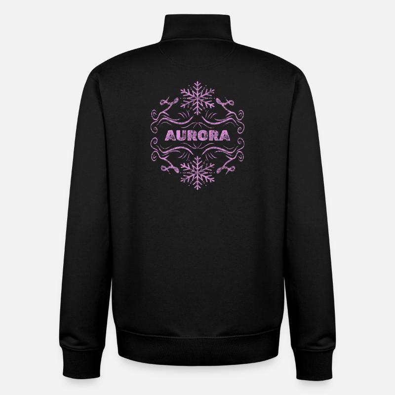 Gift for Vo - Unisex Organic Zip Sweatshirt by Stanley/Stella - black