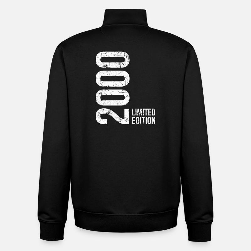 26th Birthday , Limited Edition 2000 - Unisex Organic Zip Sweatshirt by Stanley/Stella - black