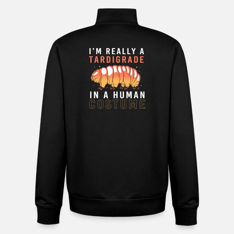 Bärtierchen Tardigrades Wasserbär Tardigrade - Unisex Organic Zip Sweatshirt von Stanley/Stella - Schwarz