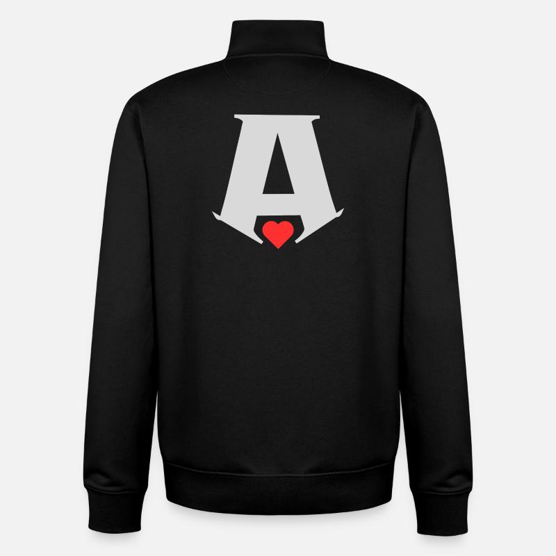A - Unisex Organic Zip Sweatshirt von Stanley/Stella - Schwarz
