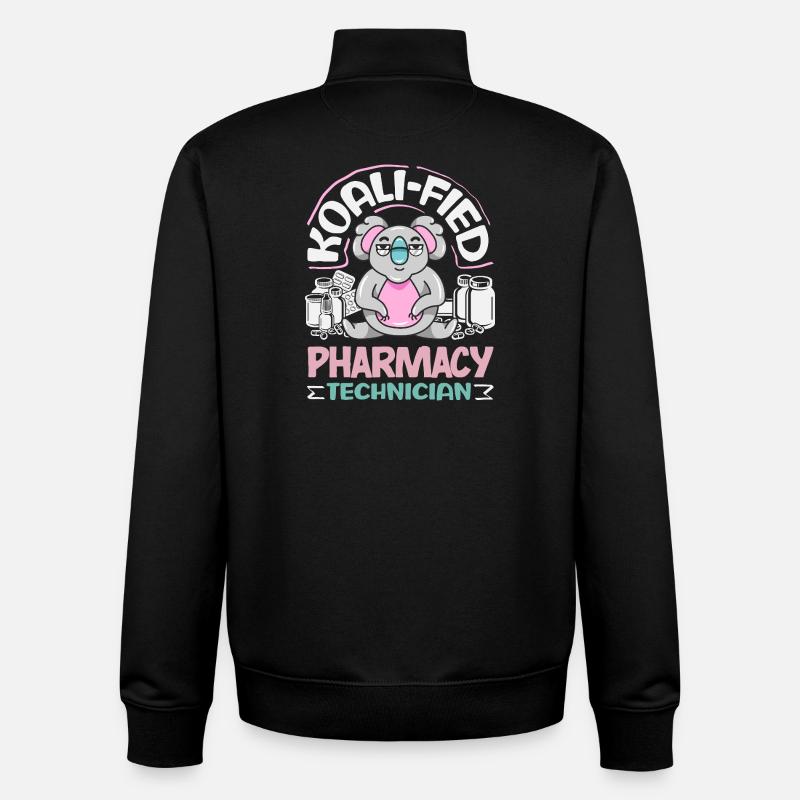 Pharmacist Pharmaceutical Technical - Unisex Organic Zip Sweatshirt by Stanley/Stella - black