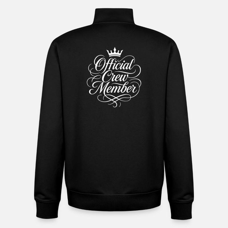 Crew Member - Unisex Organic Zip Sweatshirt von Stanley/Stella - Schwarz