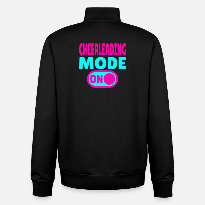 Mode cheerleading activé - Cheerleaders - Sweat zippé unisexe en coton bio Stanley/Stella - noir