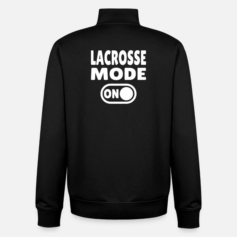 Mode crosse activé - Sweat zippé unisexe en coton bio Stanley/Stella - noir