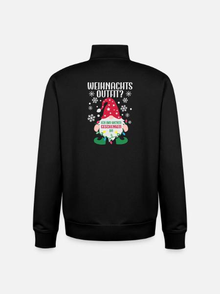 Tenue de Noël Cookie Baking Noël - Sweat zippé unisexe en coton bio Stanley/Stella - noir