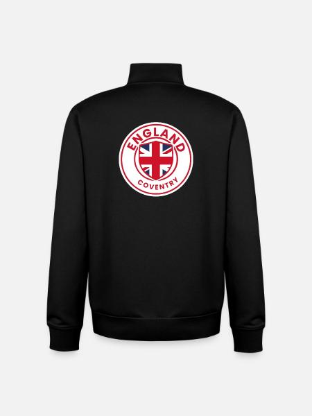 Coventry Crest Inspired Roundel - Unisex Organic Zip Sweatshirt by Stanley/Stella - black
