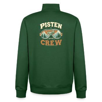 Pistes Équipe de ski Ski - Sweat zippé unisexe en coton bio Stanley/Stella - vert bouteille - Dos - AI Model Male 185 dark (185cm)