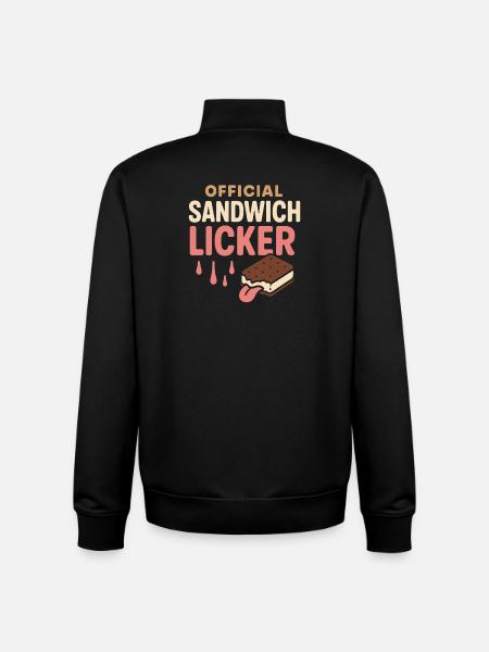 Eis-sandwich-liebhaber Sommerdessert - Unisex Organic Zip Sweatshirt by Stanley/Stella - black