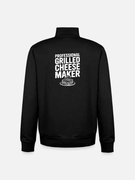 Professional Grilled Cheese Maker - Unisex Organic Zip Sweatshirt by Stanley/Stella - black