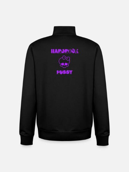 Crâne Dur Violet - Sweat zippé unisexe en coton bio Stanley/Stella - noir