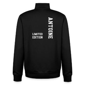 Antoine Modern Limited Edition - Unisex Organic Zip Sweatshirt von Stanley/Stella - Schwarz - Hinten - AI Model Male 185 light (185cm)