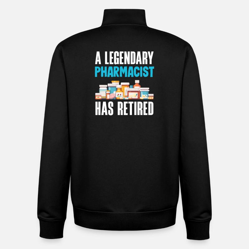 Pharmacist Pharmaceutical Technical - Unisex Organic Zip Sweatshirt by Stanley/Stella - black