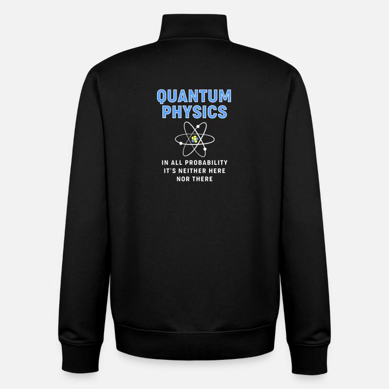 Quantensprung Quanten Physik Quantenphysik - Unisex Organic Zip Sweatshirt von Stanley/Stella - Schwarz