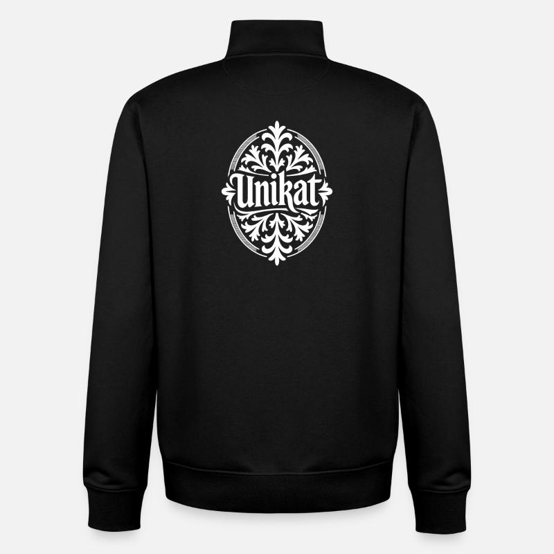 Unique Unique Individual Self-Worth Unique - Unisex Organic Zip Sweatshirt by Stanley/Stella - black