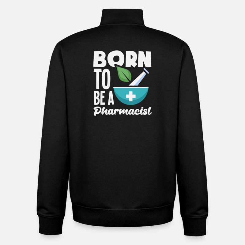 Pharmacist Pharmaceutical Technical - Unisex Organic Zip Sweatshirt by Stanley/Stella - black