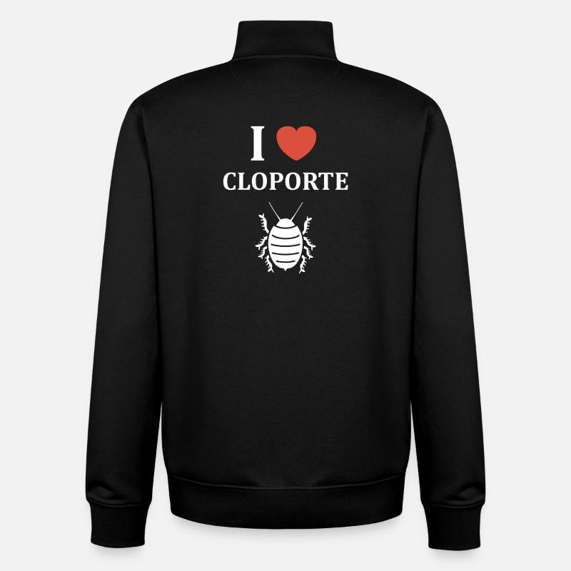 cloporte - Sweat zippé unisexe en coton bio Stanley/Stella - noir