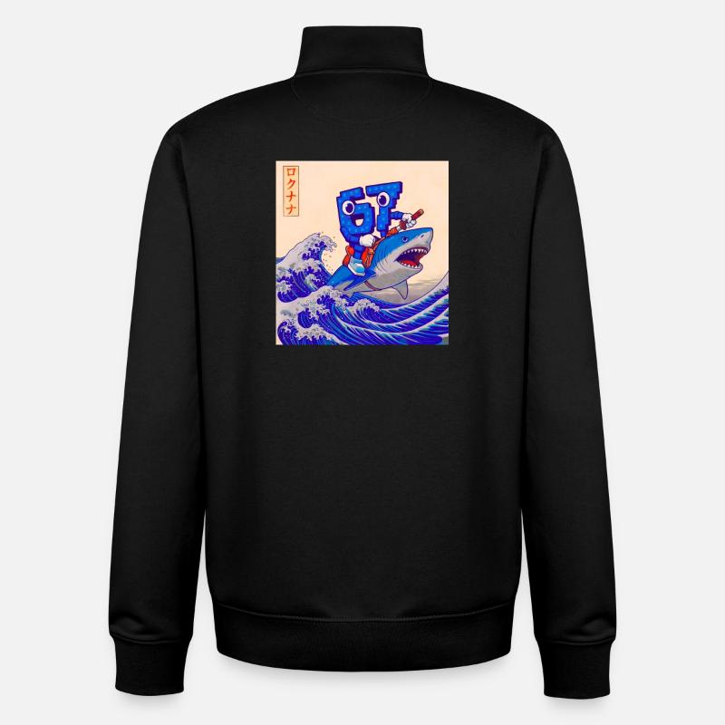 67 Six Seven 67 Brainrot - Unisex Organic Zip Sweatshirt von Stanley/Stella - Schwarz